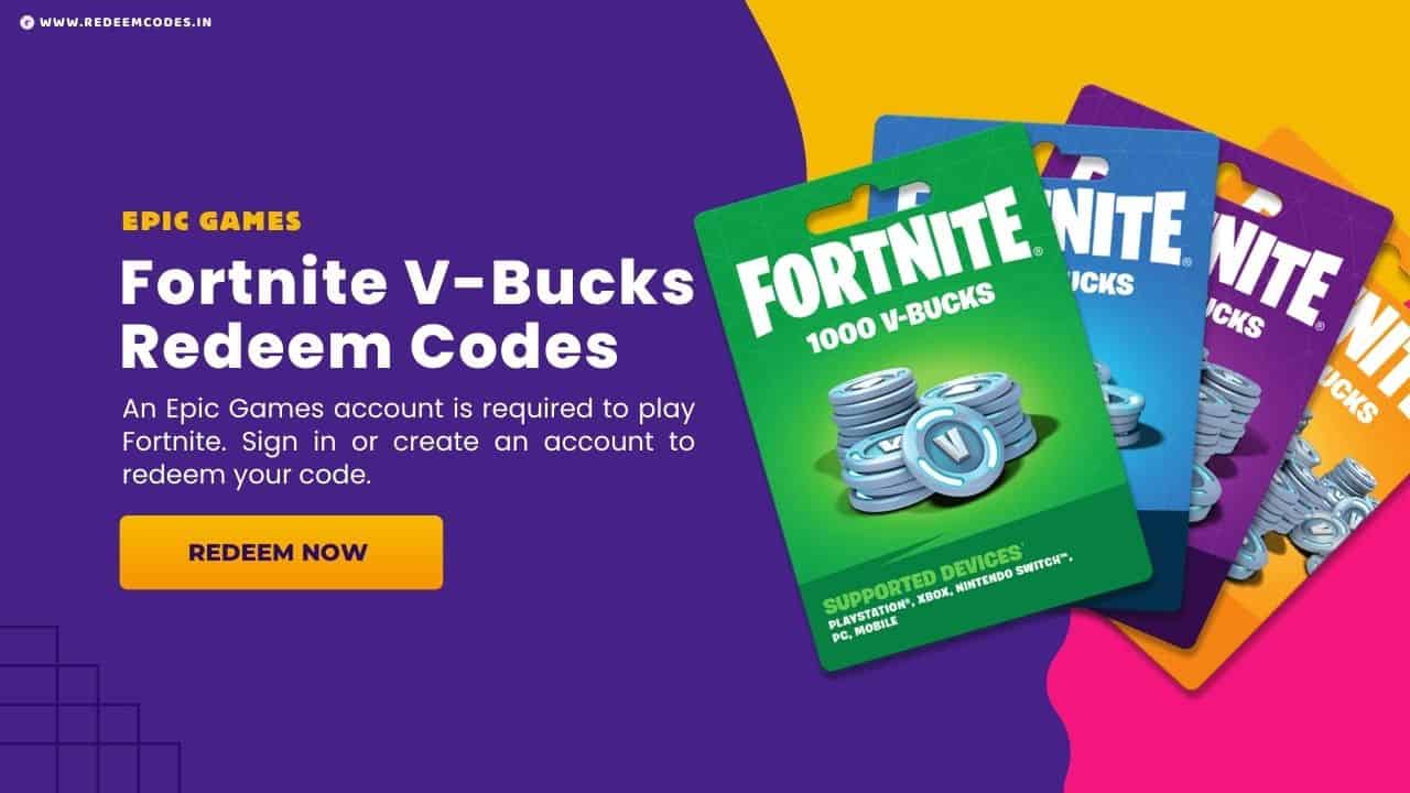 Fortnite Redeem Codes Fortnite Redeem Codes Free Today