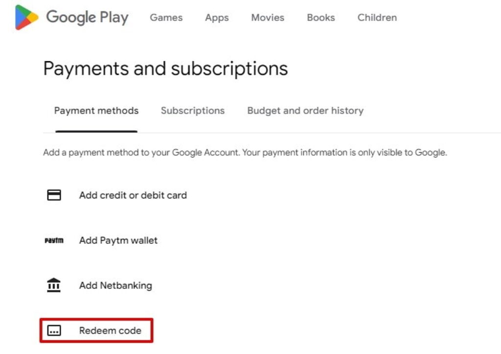 Google Play Redeem Code Google Play Store Redeem Steps
