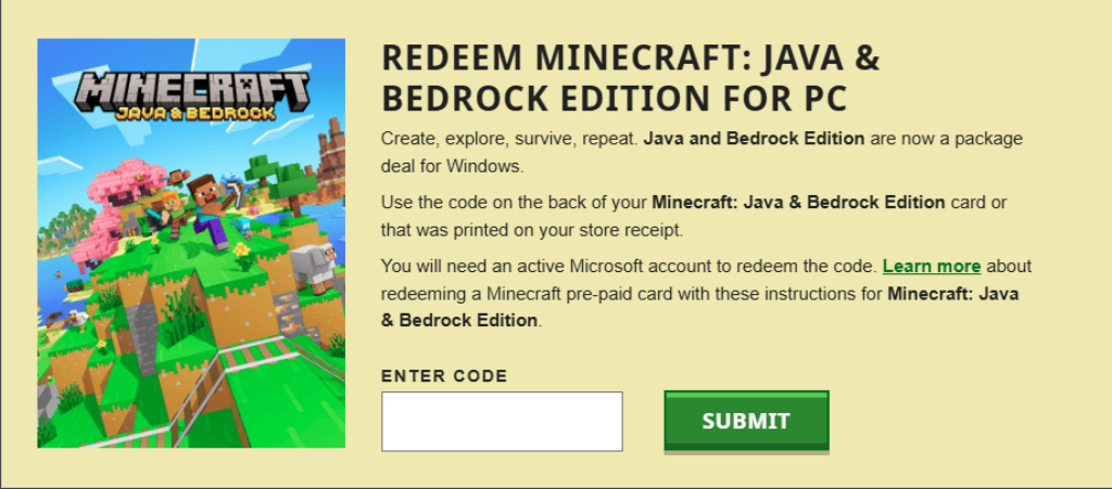 Minecraft Free Redeem Codes Minecraft Redeem Codes - Java Bedrock Edition