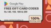 Google Play Store Gift Card Codes