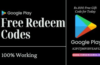Redeem Code Google Play Store Free