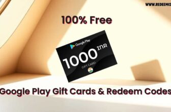 Google Play Gift Cards and Redeem Codes
