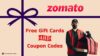Free Zomato Gift Card