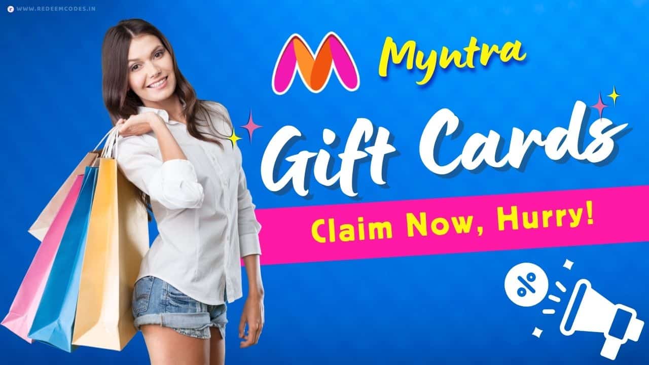 Myntra Gift Card Code Myntra Gift Card Codes and PIN Numbers