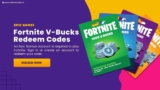 Fortnite Redeem Codes, V-Bucks Gift Card: Android, PC, PS4, PS5